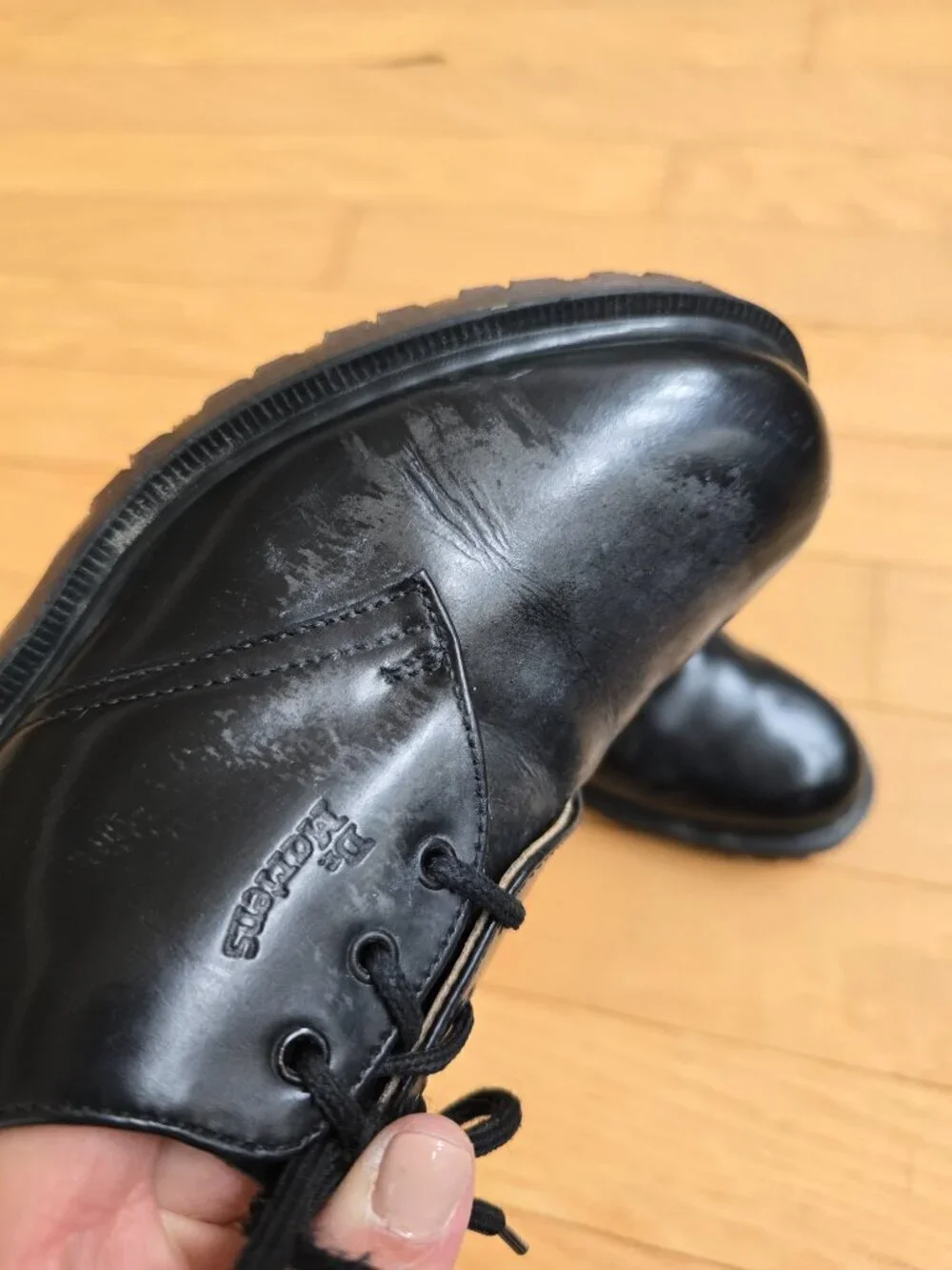 vintage Y2K | Dr. Martens black whimsygoth platform oxford shoes | WMS 6.5